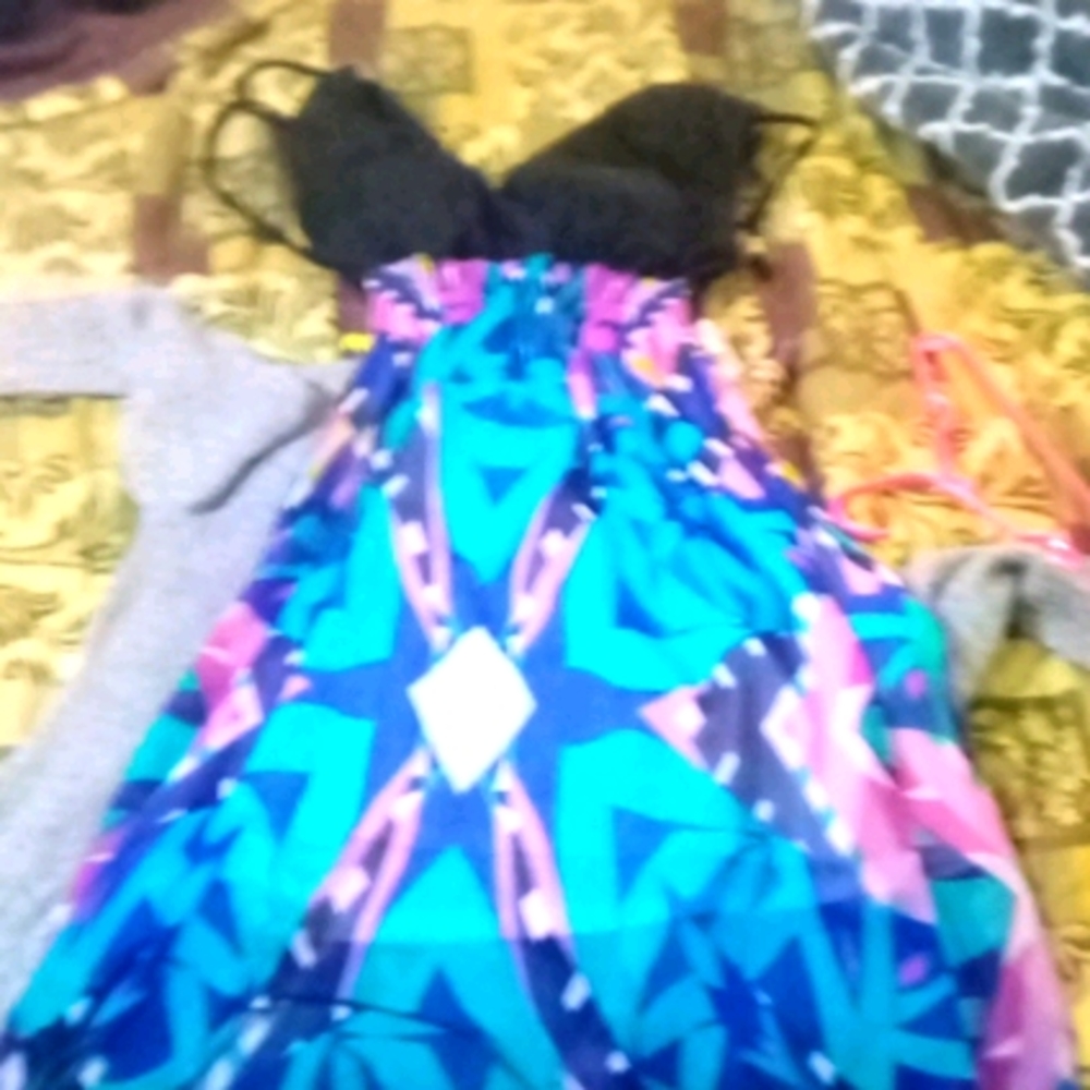 Multi colored dress